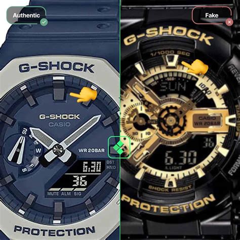 casio watches original vs fake|authentic g shock watches.